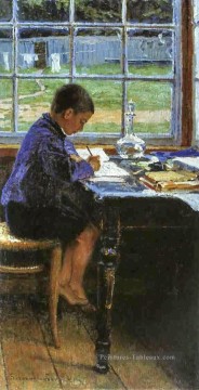 faire les leçons Nikolay Bogdanov Belsky enfants impressionnisme enfant Peinture à l'huile